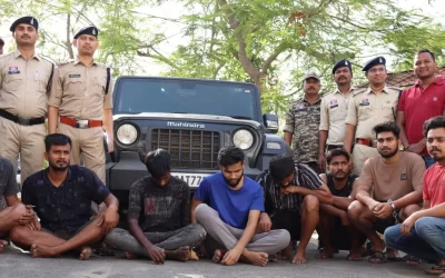 म्यूल बैंक खाताधारक गिरोह का राजफाश, 4 करोड़ रुपये का लेन-देन पकड़ाया, 8 आरोपी गिरफ्तार