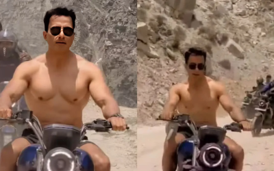 बाइक चलाते हुए वायरल हुए सोनू सूद, बिना हेलमेट और शर्ट के दिखे अभिनेता, हिमाचल पुलिस ने शुरू की जांच