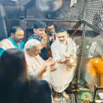 ओंकारेश्वर ज्योतिर्लिंग में दर्शन के लिए पहुंचीं यूपी की राज्यपाल आनंदीबेन पटेल, परिवार संग किया पूजन